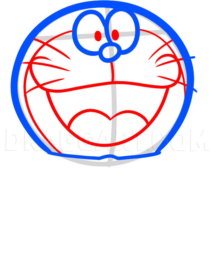 How To Draw Doraemon Step By Step Drawing Guide By Dawn Dragoart Com