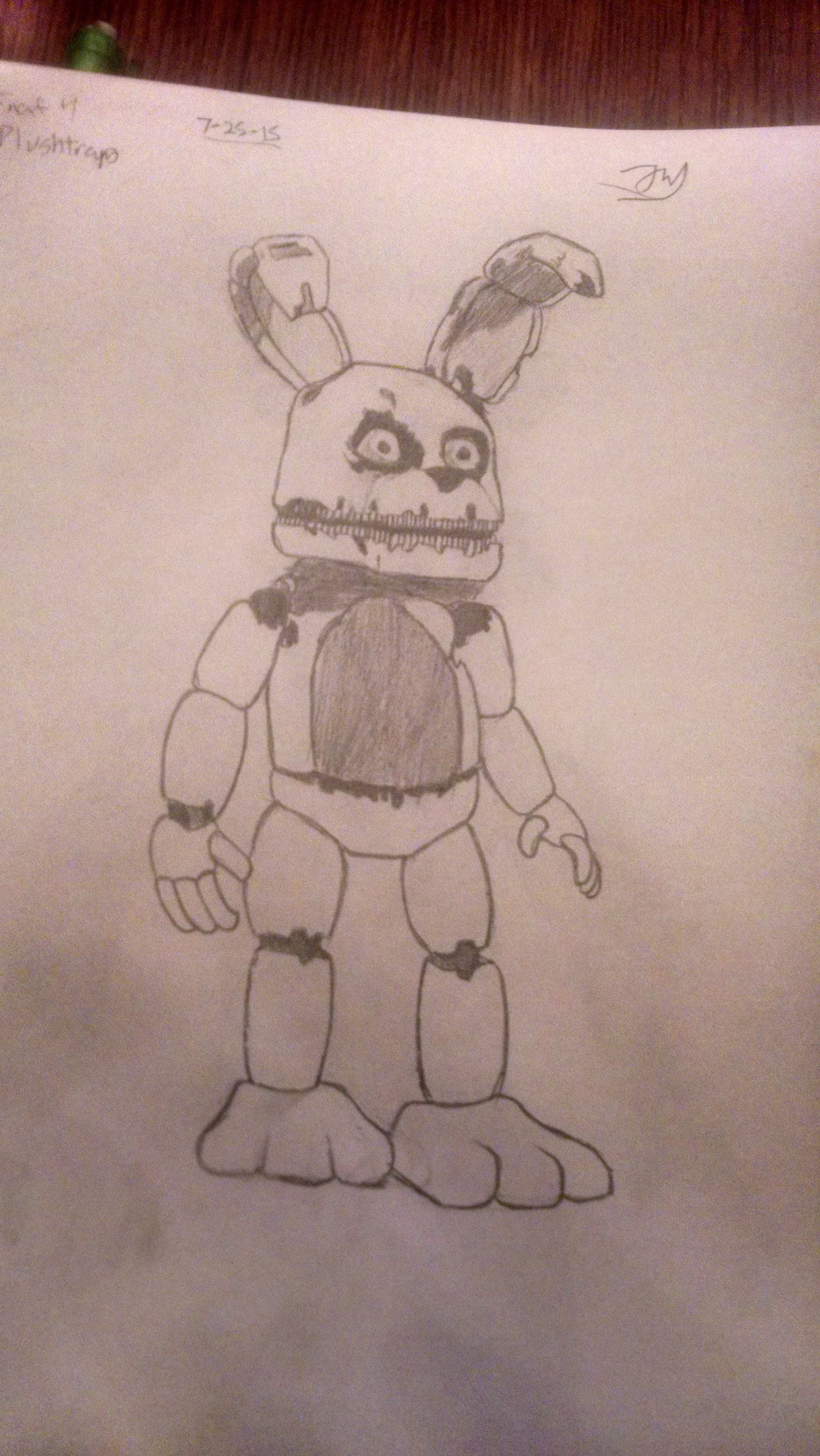 Five Nights at Freddy's - FNAF 4 - Plushtrap | Postcard