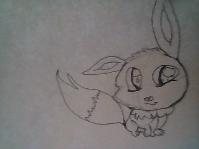 Chibi Eevee Drawing by angel12310 DragoArt