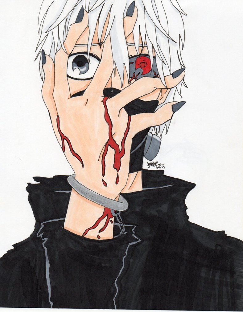 kaneki drawing full body