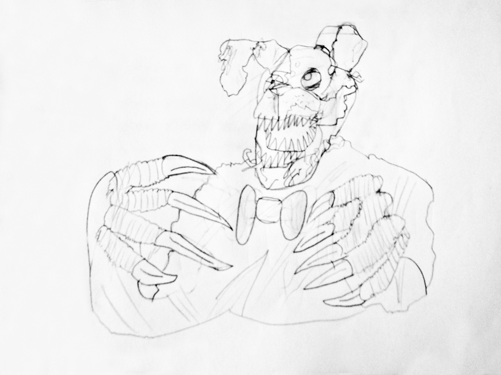 Nightmare Bonnie drawing