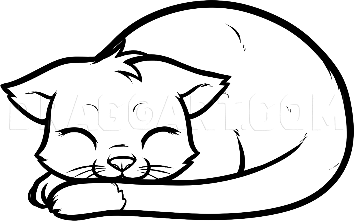 Featured image of post Poses Cat Laying Down Drawing So the cat is laying down facing up