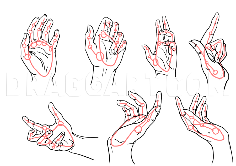 How To Draw Hands Step By Step Drawing Guide By Neekonoir Dragoart Com