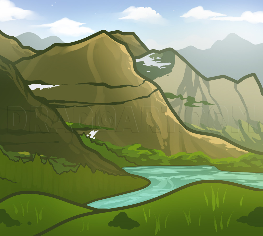 How to Draw Mountains: Easy Step by Step Tutorial