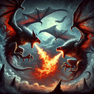 Twin Beasts of the Abyss: Fire-Breathing Bats of the Final Days