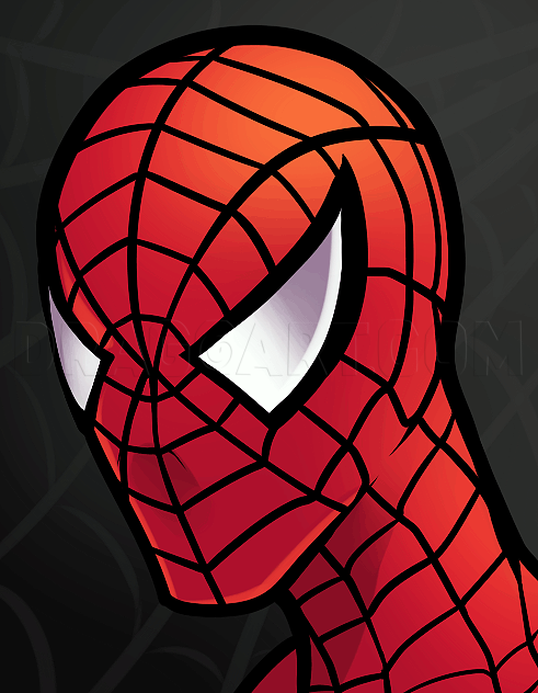 spiderman drawing easy