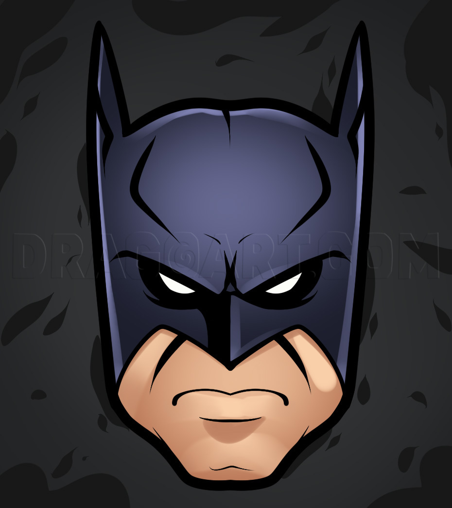 cute batman drawing