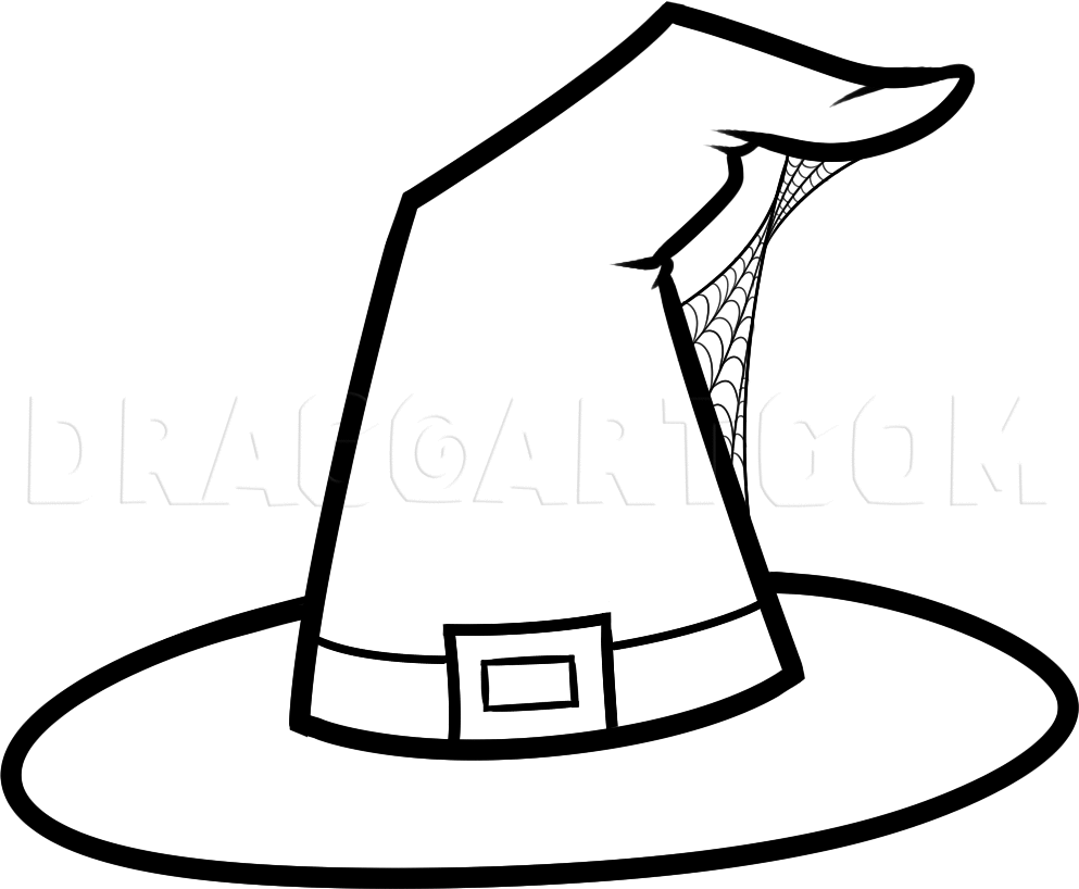 Witch Hat Drawing