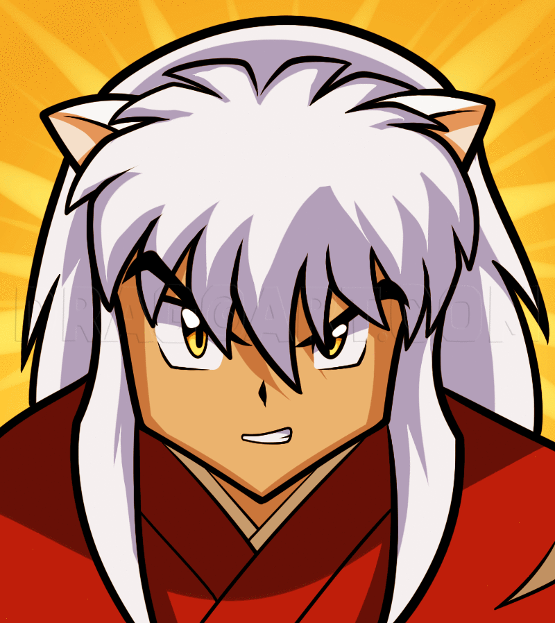 How To Draw Inuyasha Easy by Dawn | dragoart.com