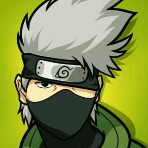 How To Draw Kakashi Easy By Dawn Dragoart Com