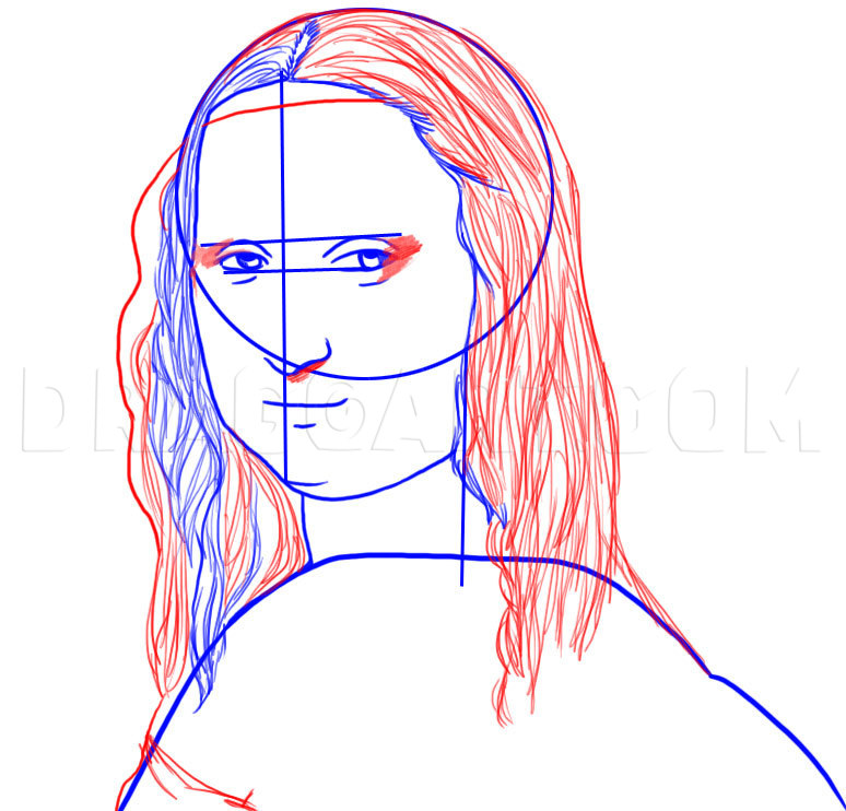 How To Draw Mona Lisa