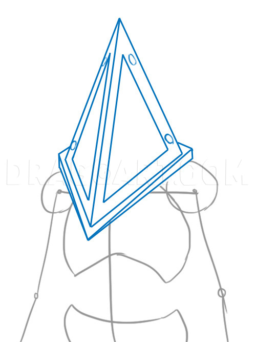 pyramid head drawing tutorial