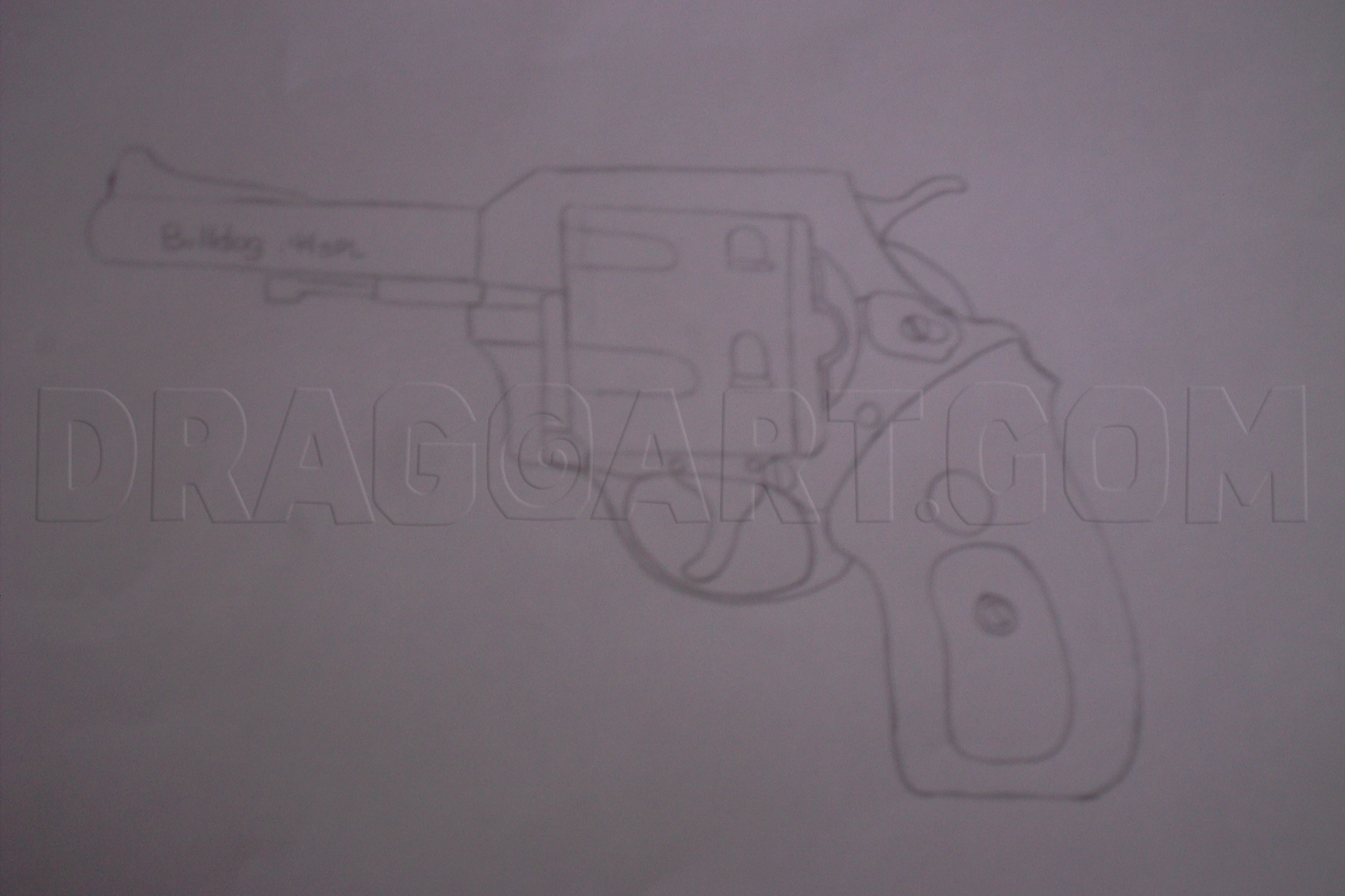 Sketch a Bulldog revolver