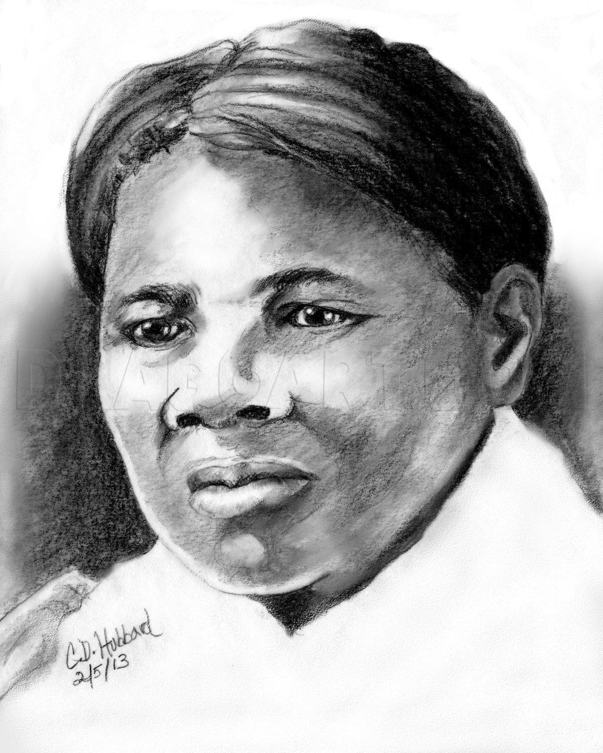 How To Draw Harriet Tubman, Harriet Tubman, Step by Step, Drawing Guide