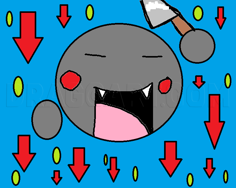 how to draw hallowween ill kill u emotion