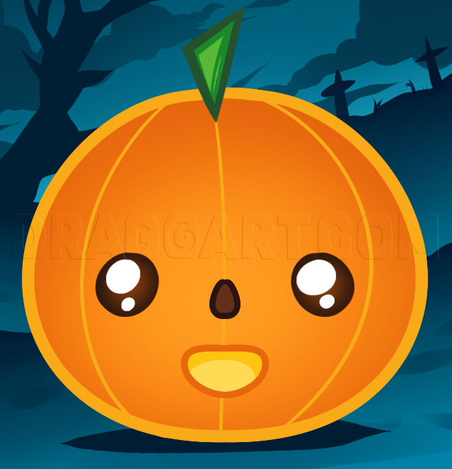 halloween pumpkin drawings for kids