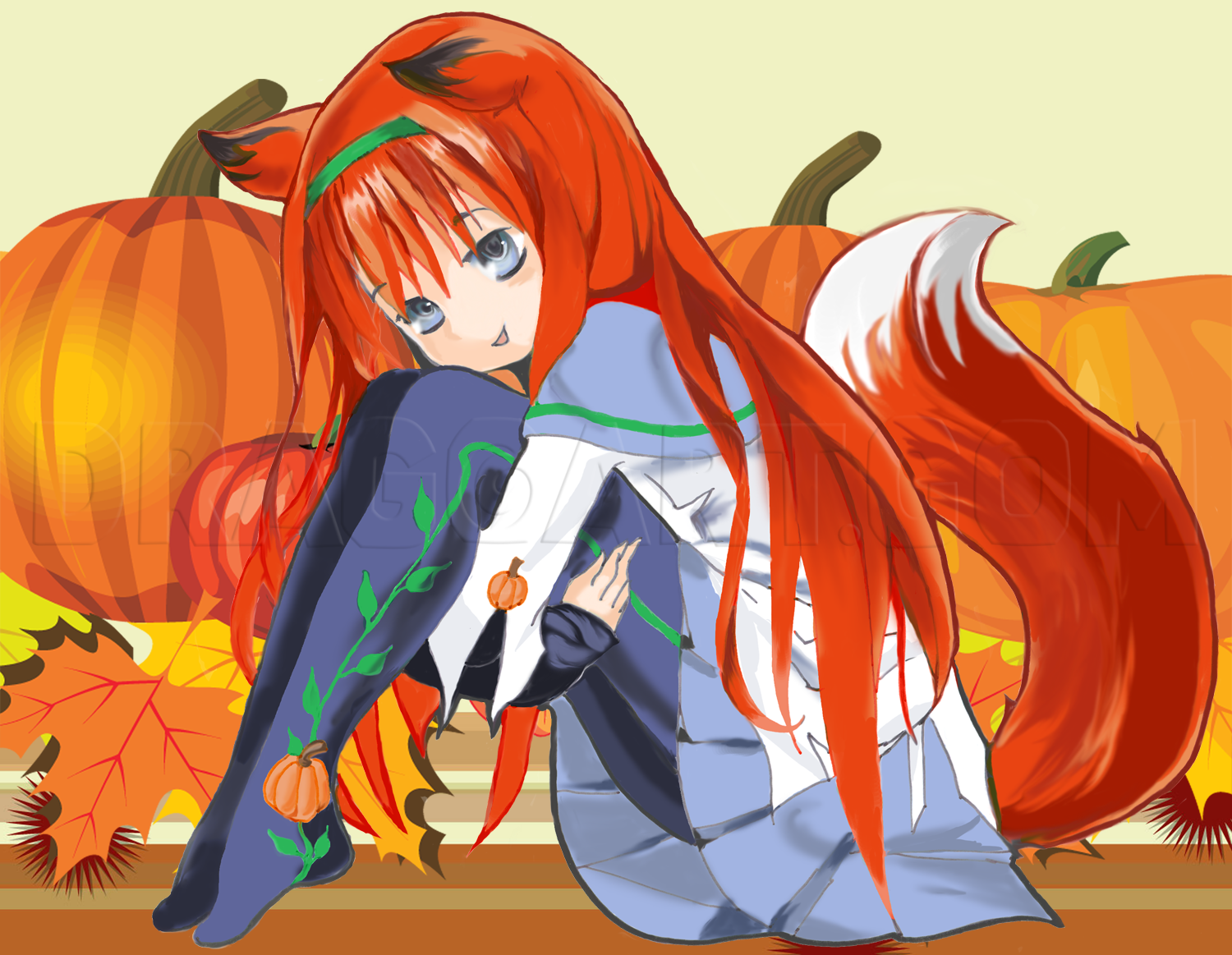 Cute Halloween Girl!  Halloween girl, Cute halloween, Cute chibi