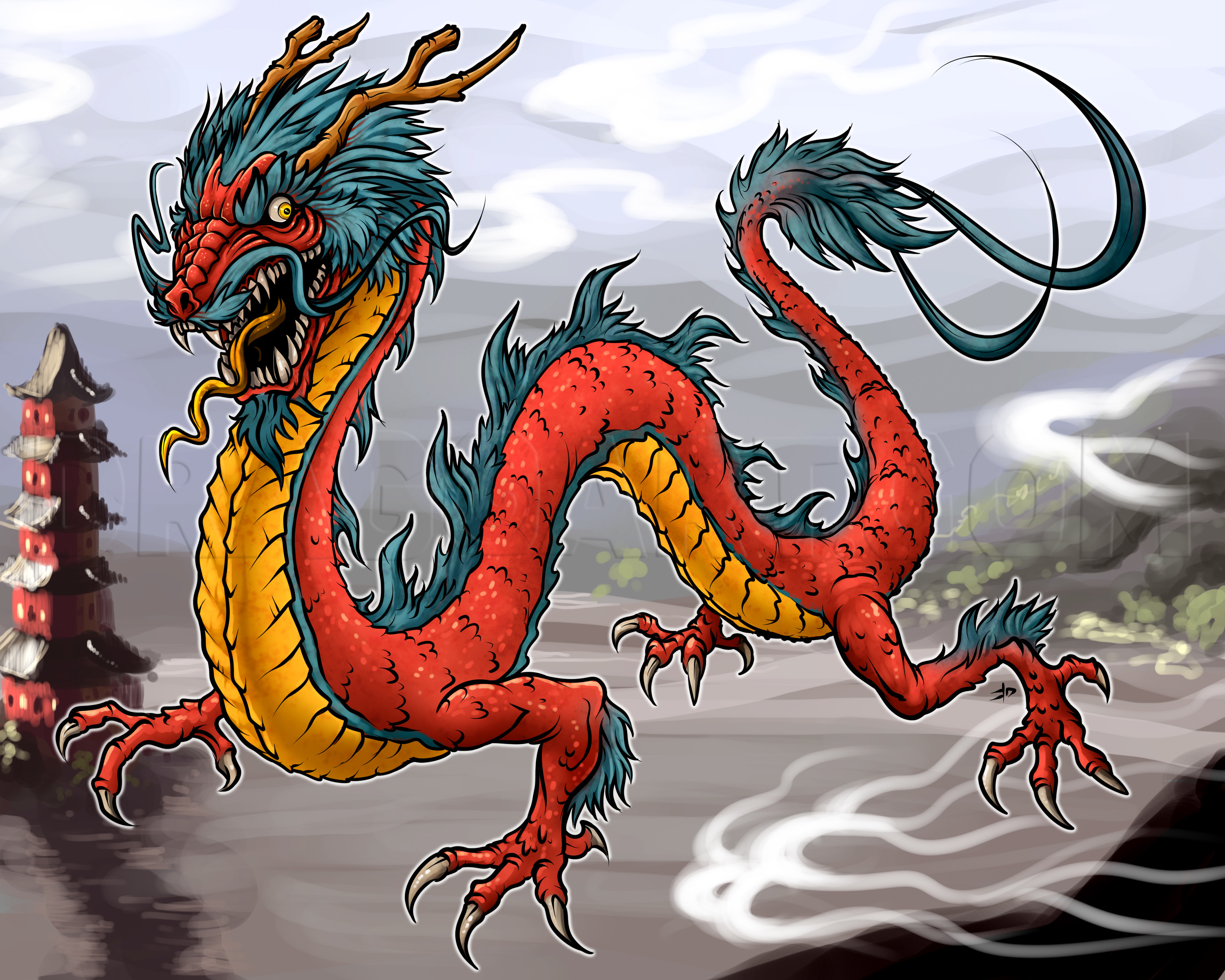 A Japanese Dragon.