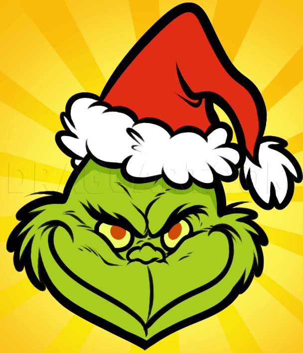 How To Draw The Grinch Easy, Step by Step, Drawing Guide, by Dawn