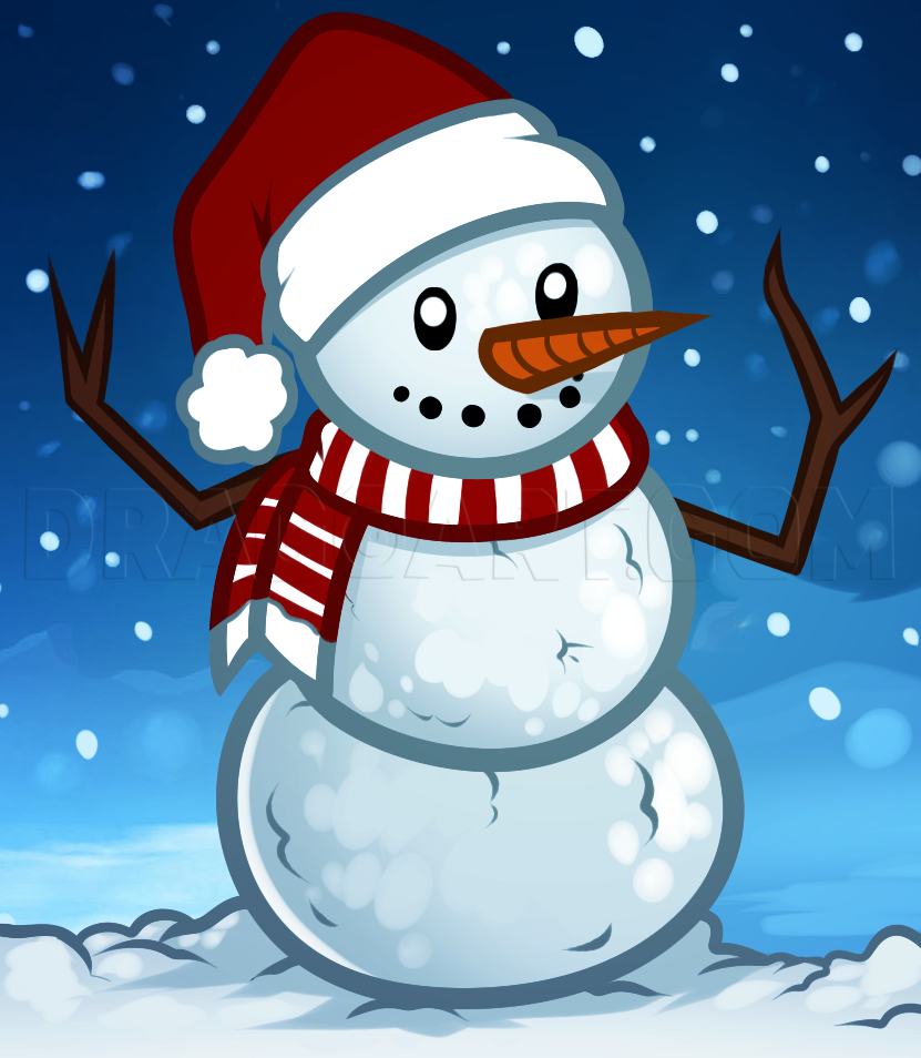 merry christmas snowman