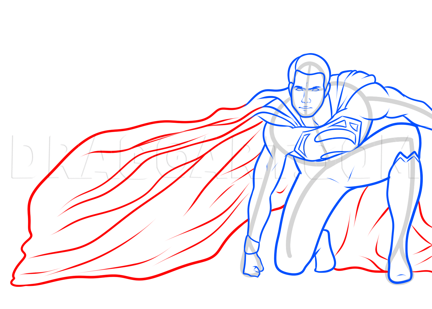 man of steel coloring page