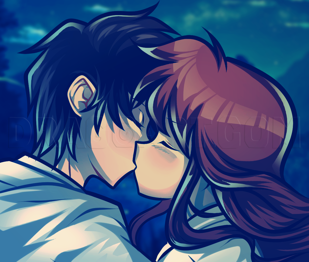 Featured image of post Anime Couples Kissing Base Kissing base anime couple base kissing carry and kiss base by