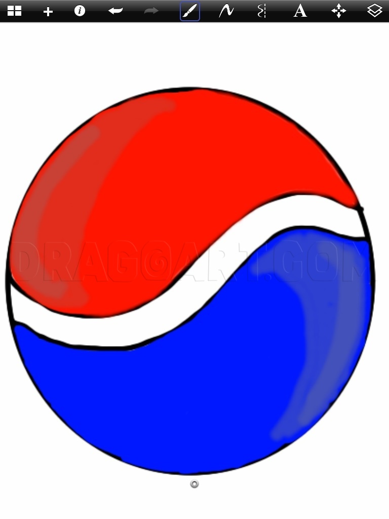 How To Draw The Pepsi Logo, Step by Step, Drawing Guide, by Tommy_McCoy