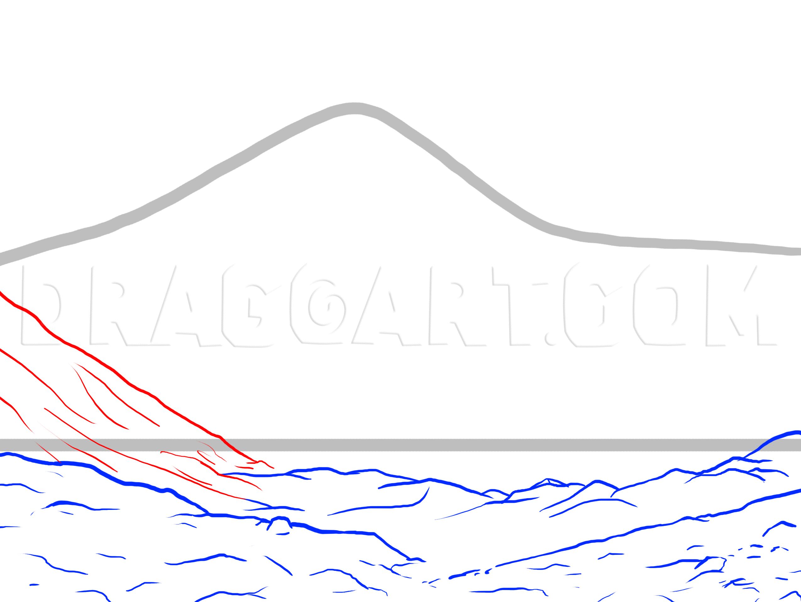 Как нарисовать гору Эверест