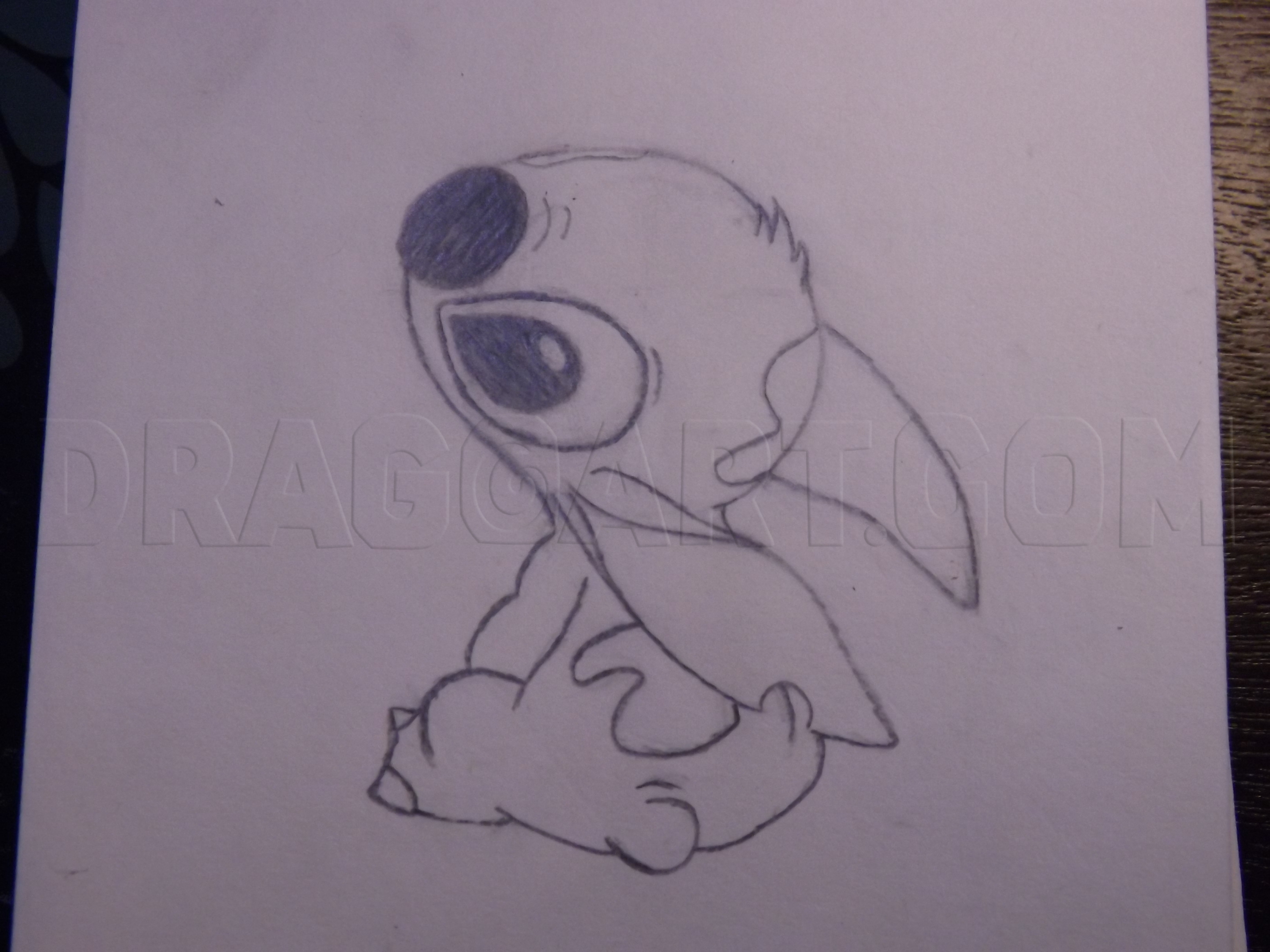 How to draw Stitch