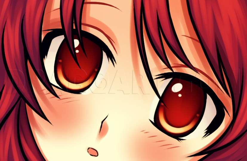 dragoart anime eyes