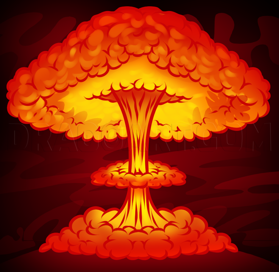 atomic bomb drawing