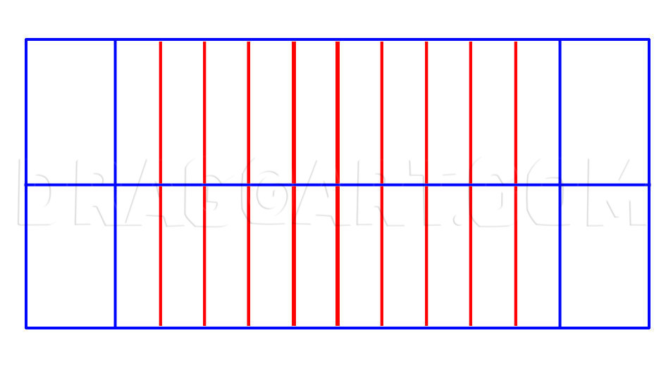 How To Draw A Football Field, Step by Step, Drawing Guide, by Dawn