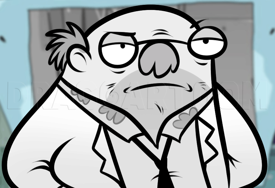How to Draw Dr Chimpsky, Dr Chimpsky from Rocket Monkeys