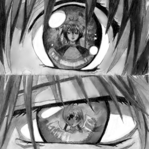 Pretty mines the red one  Anime eye drawing, Eye drawing, Eye art