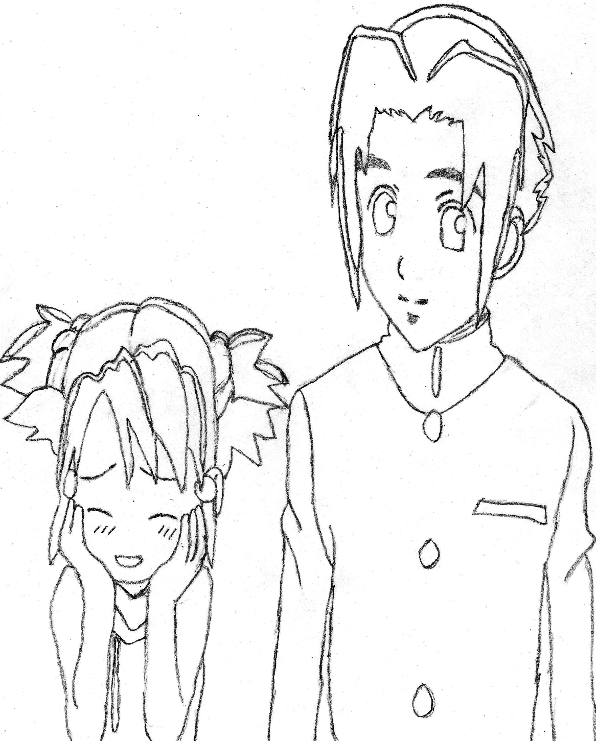 Futaba Murata And Subaru Muryou Drawing By Dboy08 Dragoart Com