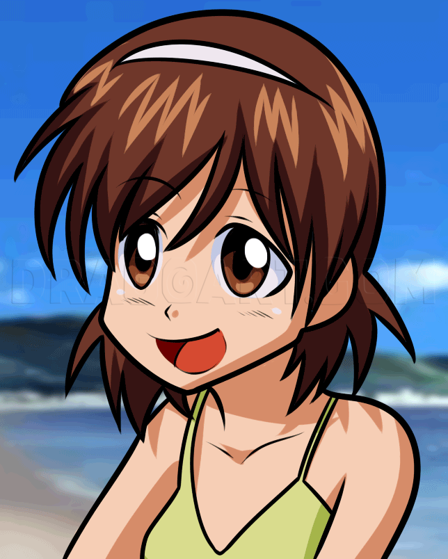 How to Draw Sanae From Squid Girl