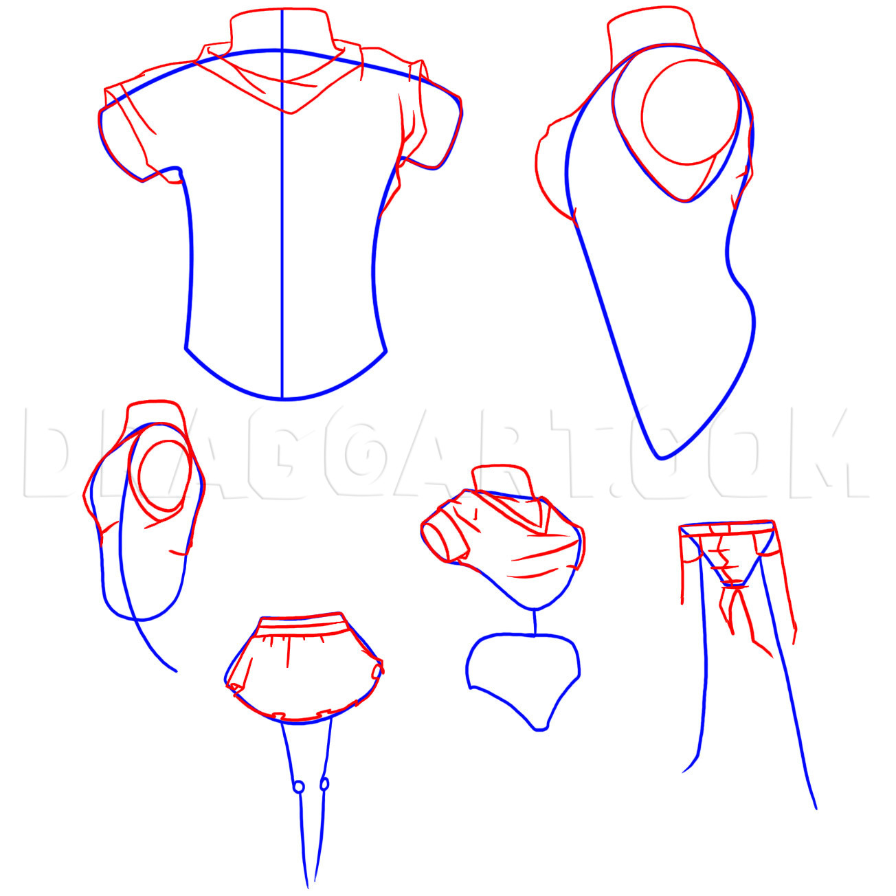 How to Draw Clothes: Draw Folds, Wrinkles, Baggy Clothes