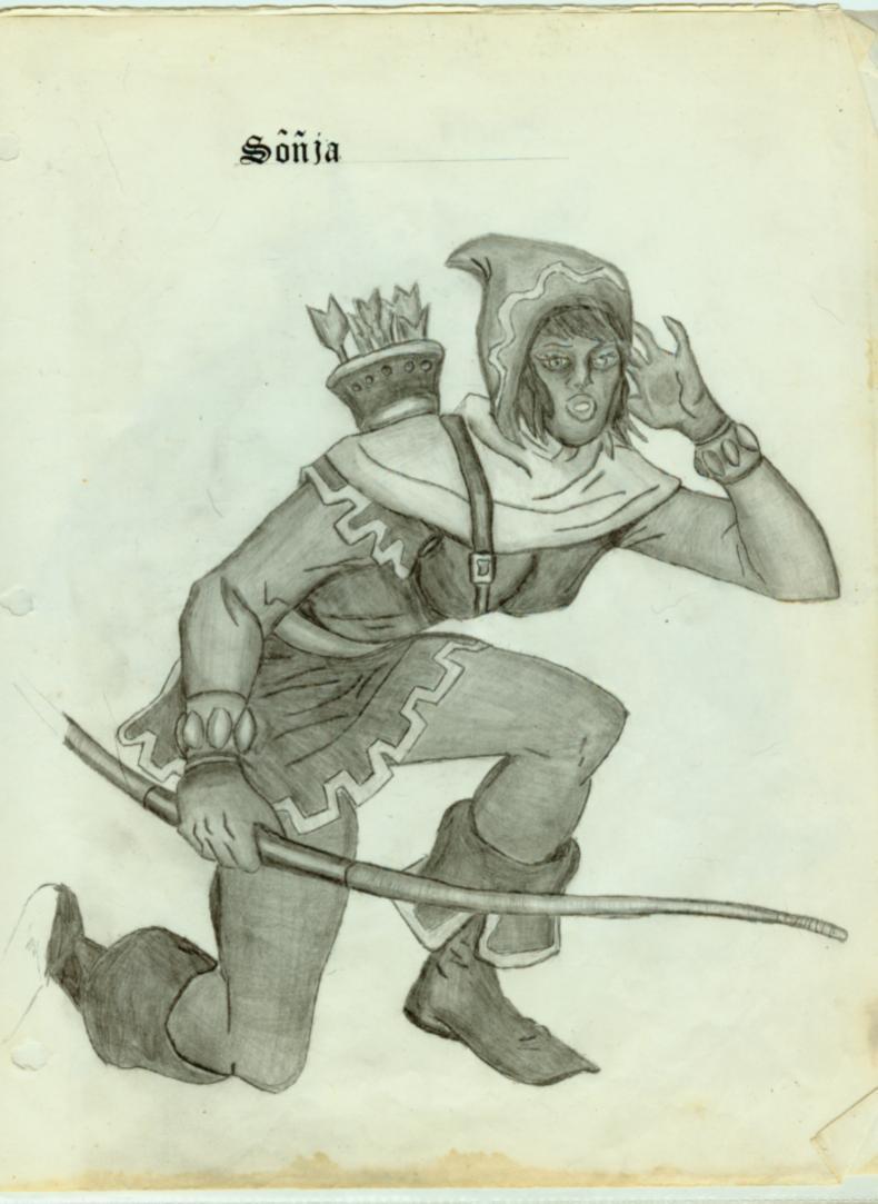 Elf Ranger Drawing By Silvershadoe Dragoart