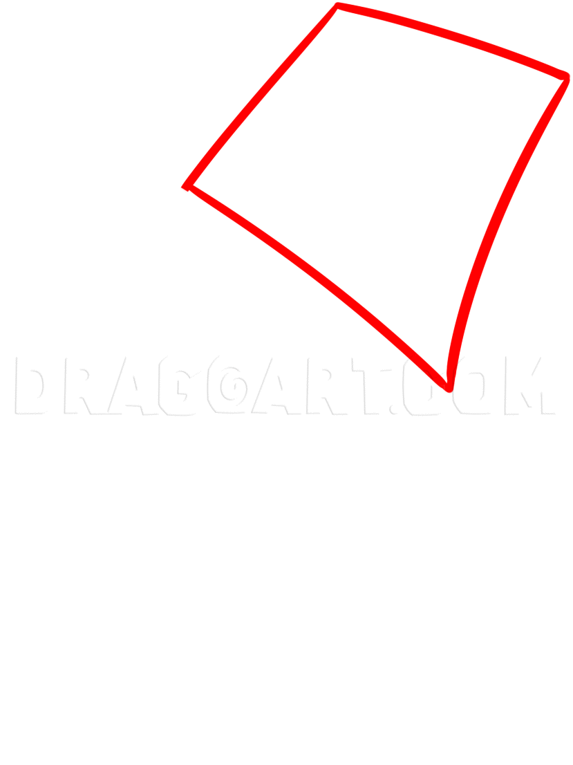 How To Draw A Kite Step By Step Drawing Guide By Dawn DragoArt How To Draw A Kite Step By Step Drawing Guide By Dawn DragoArt