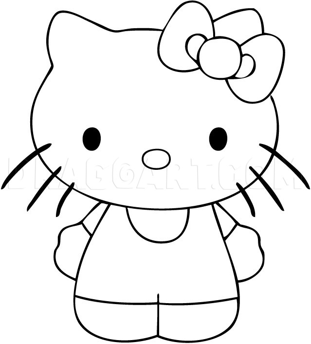 Featured image of post Hello Kitty Easy Cartoon Drawing Images With Colour / Select from 34561 printable crafts of cartoons, nature, animals, bible and many more.