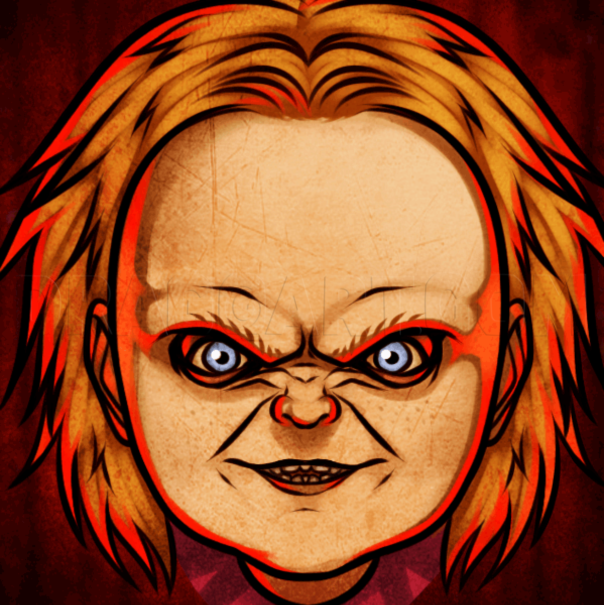 chucky doll face