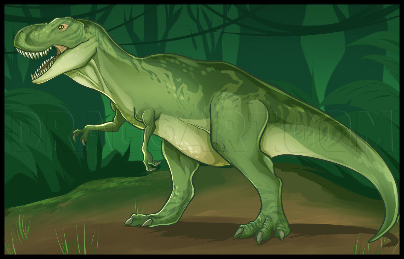 tyrannosaurus rex drawing