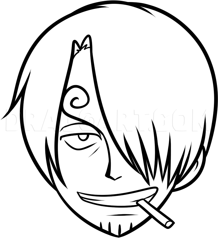 HOW TO DRAW SANJI (Vinsmoke Sanji) - ONE PIECE 