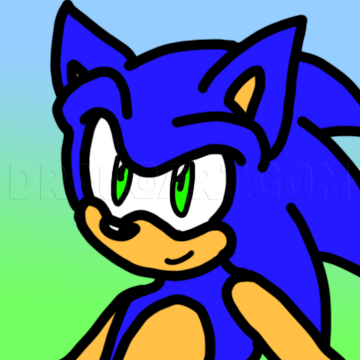 How to Draw Sonic.EXE - Really Easy Drawing Tutorial