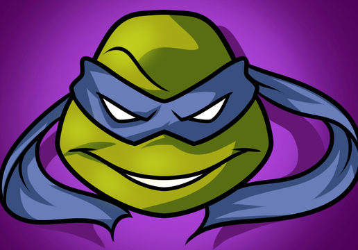 how to draw a ninja turtle face