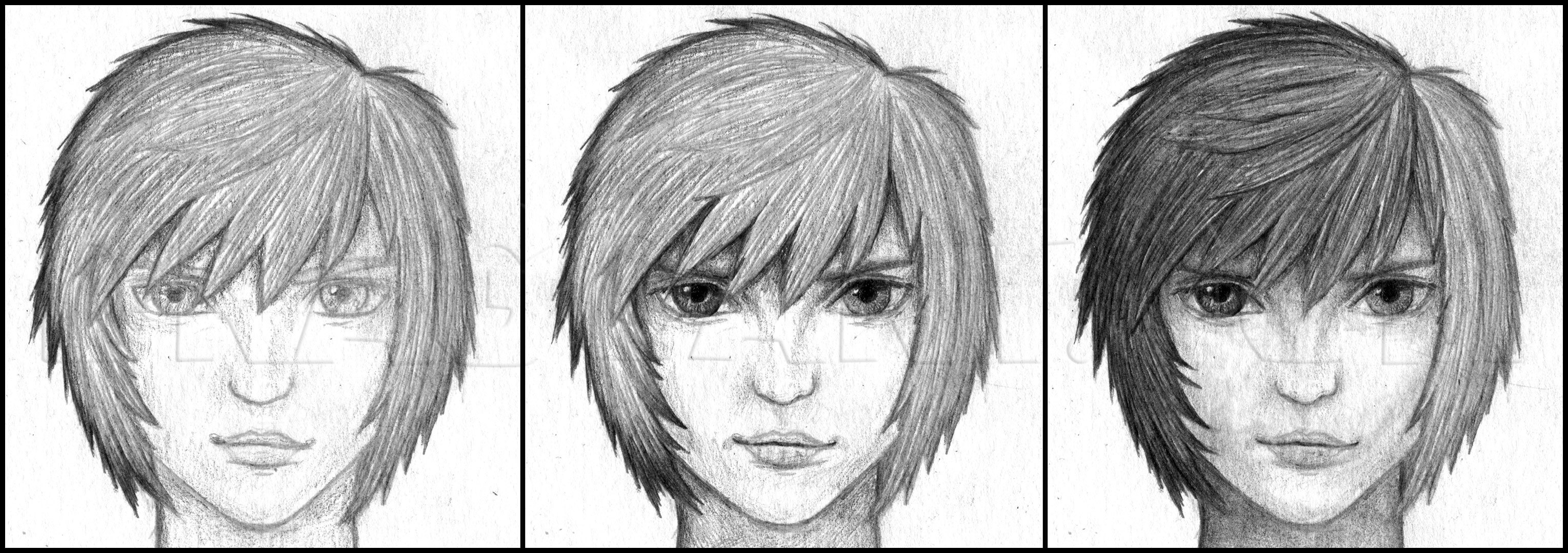 How To Draw Anime Hair In Pencil by finalprodigy | dragoart.com