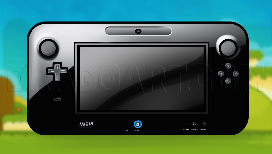 How To Draw The Wii U, Wii U, Step by Step, Drawing Guide, by Dawn