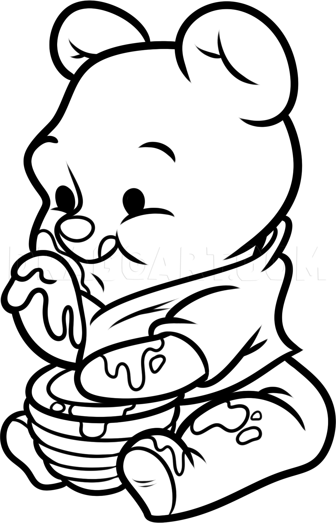 drawings of baby pooh