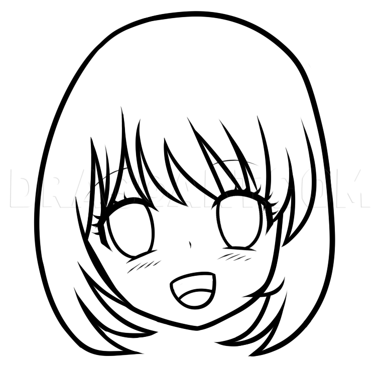 How To Draw A Anime Head For Beginners / How To Draw Anime Heads Step