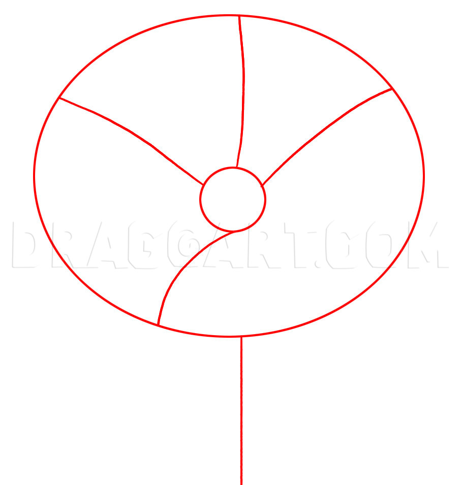 how to draw a poppy flower step by step